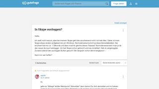 
                            13. In Skype ausloggen? (Apple, Mac) - Gutefrage