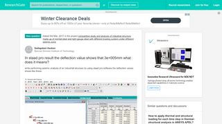 
                            10. In staad pro result the deflection value shows that 3e+005mm what ...