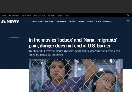 
                            4. In the movies 'Icebox' and 'Nona,' migrants' pain, danger does not ...