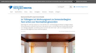 
                            13. In Tübingen ist Wohnungsnot zu Semesterbeginn fast schon zur ...