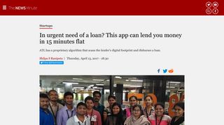 
                            9. In urgent need of a loan? This app can lend you money in 15 minutes ...