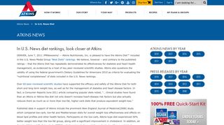 
                            8. In U.S. News diet rankings, look closer at Atkins | Atkins