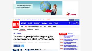 
                            10. In vier stappen je belastingaangifte online invullen: start to Tax-on-web