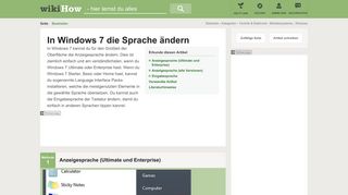 
                            5. In Windows 7 die Sprache ändern – wikiHow