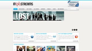 
                            2. In2Streams On-Demand TV - Internet TV - TV Online - Watch TV on ...