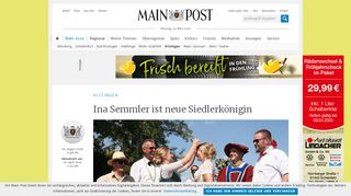 
                            6. Ina Semmler ist neue Siedlerkönigin - Main-Post