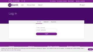 
                            4. Inbank - Log in