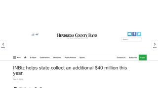 
                            11. INBiz helps state collect an additional $40 million this year ...