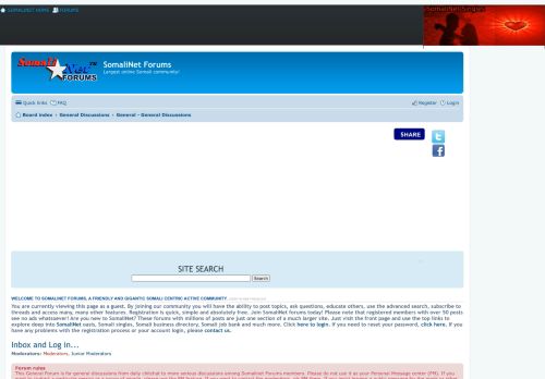 
                            2. Inbox and Log in... - SomaliNet Forums