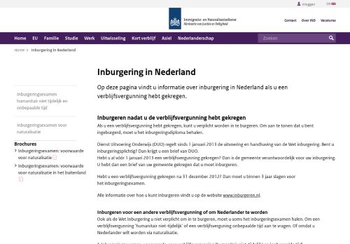 
                            11. Inburgering in Nederland | Immigratie- en Naturalisatiedienst (IND)