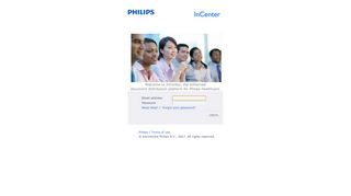 
                            3. InCenter > InCenter Login - Philips