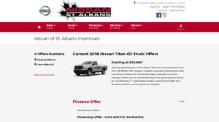 
                            8. Incentives & Offers - Nissan of St. Albans