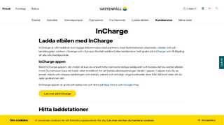 
                            2. InCharge - Vattenfall