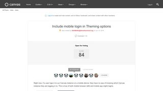 
                            9. Include mobile login in Theming options | Canvas LMS Community