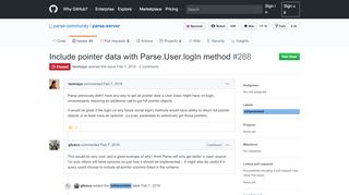 
                            6. Include pointer data with Parse.User.logIn method · Issue #288 · parse ...