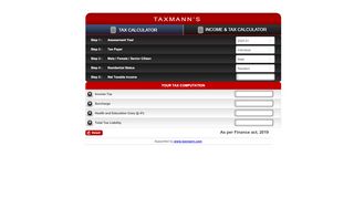 
                            5. Income Tax Calculator - Taxmann