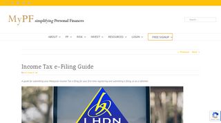 
                            12. Income Tax e-Filing Guide – MyPF.my
