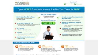 
                            7. Income Tax eFiling | Online eFiling | Tax Return Filing - FundsIndia