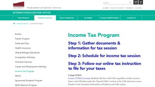
                            13. Income Tax Program | Internationalization Office | Memorial University ...