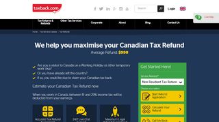 
                            3. Income Tax Refunds in Canada | Tax Returns from Taxback.com