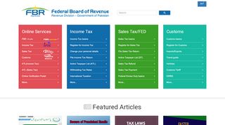 
                            1. Income Tax Returns - Federal Board of Revenue (FBR), ...