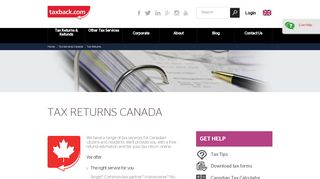 
                            5. Income Tax Returns for Canadians | Filing Tax Return | Taxback.com