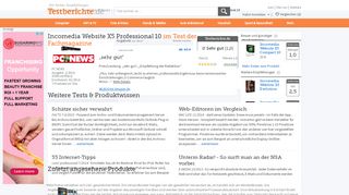 
                            11. Incomedia Website X5 Professional 10 Test | Testberichte.de