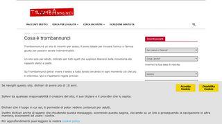 
                            3. Incontri per adulti su trombannunci.it