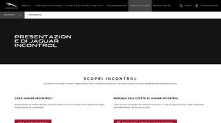 
                            2. InControl | Presentazione di InControl - Jaguar