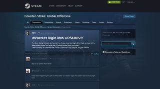 
                            8. Incorrect login into OPSKINS!!! :: Counter-Strike: Global Offensive ...