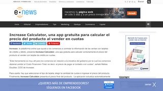 
                            5. Increase Calculator, una app gratuita para calcular el precio del ...