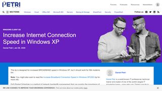 
                            11. Increase Internet Connection Speed in Windows XP