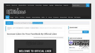 
                            7. Increase Likes On Your FaceBook By Official Liker - EXEIdeas – Let's ...
