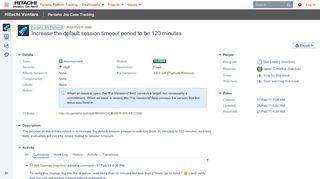 
                            8. Increase the default session timeout period to be 120 ... - Pentaho JIRA