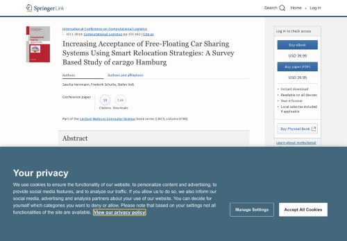 
                            12. Increasing Acceptance of Free-Floating Car Sharing Systems Using ...