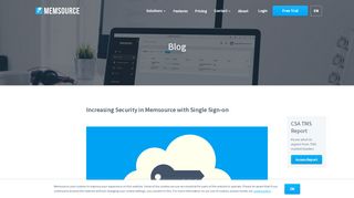 
                            9. Increasing Security in Memsource with Single Sign-on | Memsource