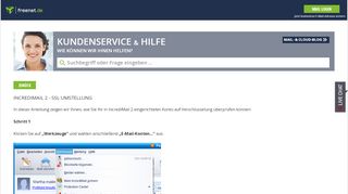 
                            5. IncrediMail 2 - SSL Umstellung - Kundenservice & Hilfe – freenet Hilfe ...