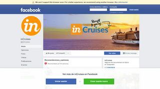 
                            6. inCruises - Inicio | Facebook