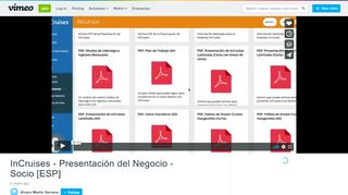 
                            11. InCruises - Presentación del Negocio - Socio [ESP] on Vimeo