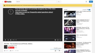 
                            7. INCURA - The Greatest Con (OFFICIAL VIDEO) - YouTube