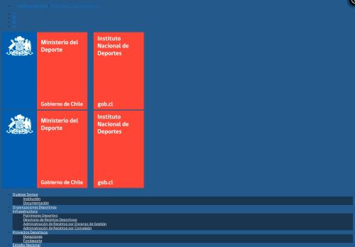 
                            9. IND - Instituto Nacional de Deporte – Gobierno de Chile