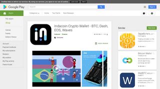 
                            5. Indacoin Crypto Wallet - BTC, Dash, EOS, Waves - Apps on Google Play