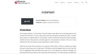 
                            6. indaHash Review - Pricing and Features | Software Reviews