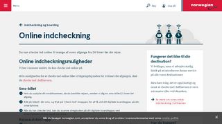 
                            3. Indcheckning online | Norwegian