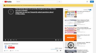 
                            11. Indeed CV | Nederland - YouTube