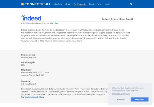 
                            9. Indeed Deutschland GmbH | Arbeitgeber - Karriere - Profil