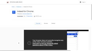
                            9. Indeed for Chrome - Google Chrome