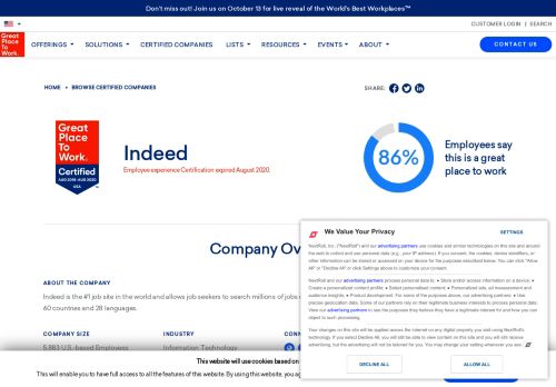 
                            13. Indeed - Great Place To Work United States