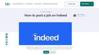 
                            9. Indeed job posting: How to post a job on Indeed | Workable