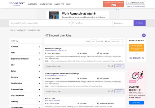 
                            10. Indeed Uae Jobs - 74 Indeed Uae Vacancies - Monster Gulf
